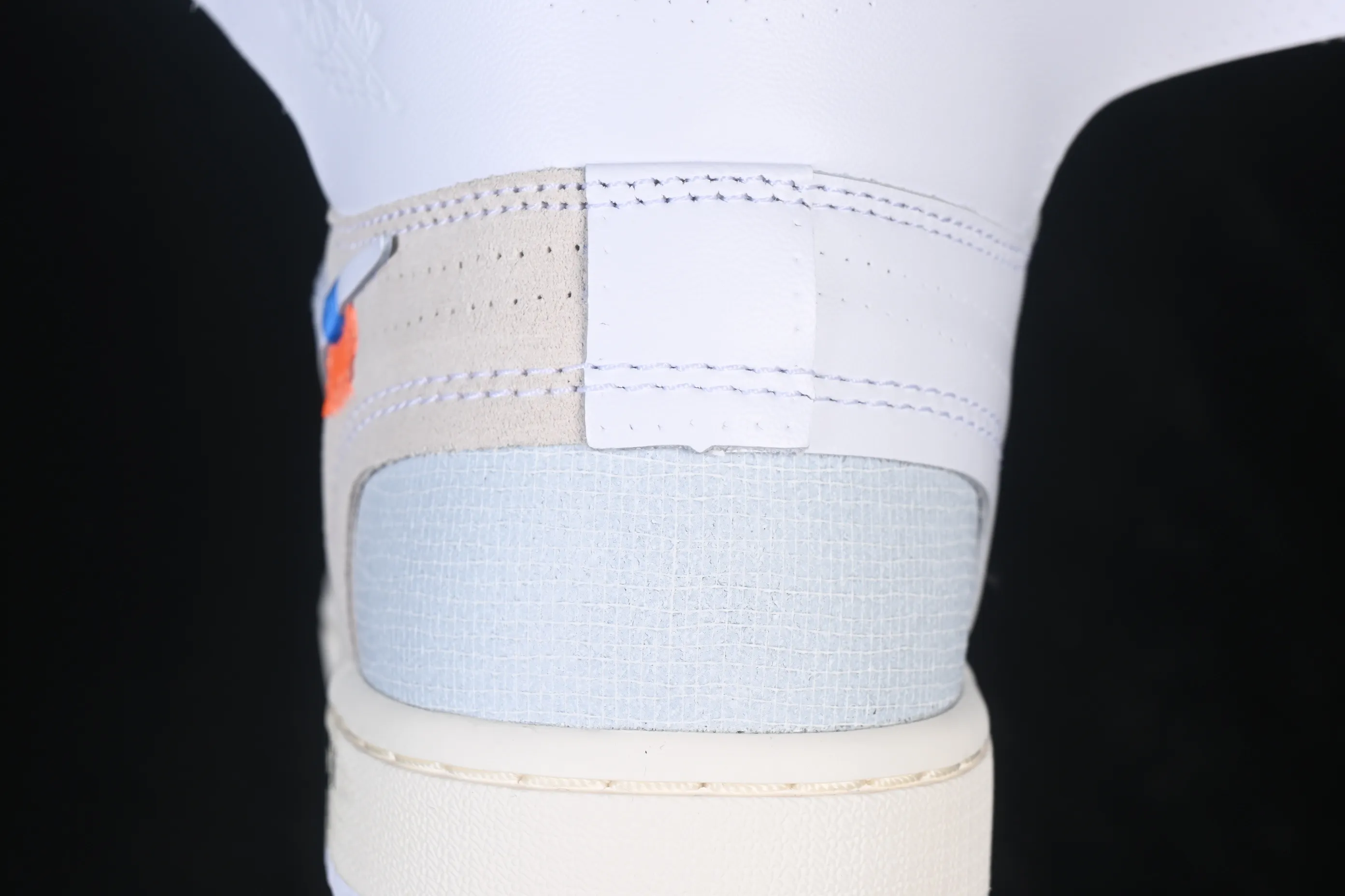 All categories Air Jordan Jordan series basketball shoes Air Jordan 1 High OG version Off White x Air Jordan OW AJ1 Joe 1 joint white high-top basketball shoes AA3834-100